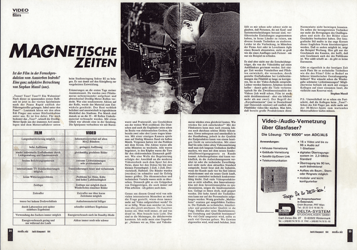Magetische Zeiten - Stephan Mussil - Media Biz 1994
