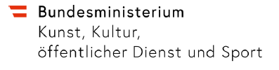 Logo des Bundesministerium für Kunst, Kultur, öffentlicher Dienst und Sport