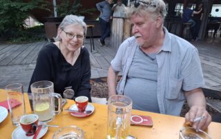 Sommerfest_24.6.25_a.o.Versammlung Gabriella Reisinger und Udo Maurer