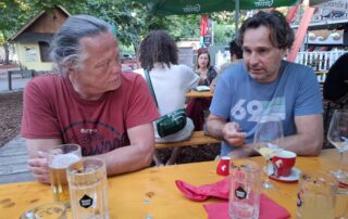 Sommerfest_24.6.25_a.o.Versammlung Michael Coufal und Oliver Brosenbauer